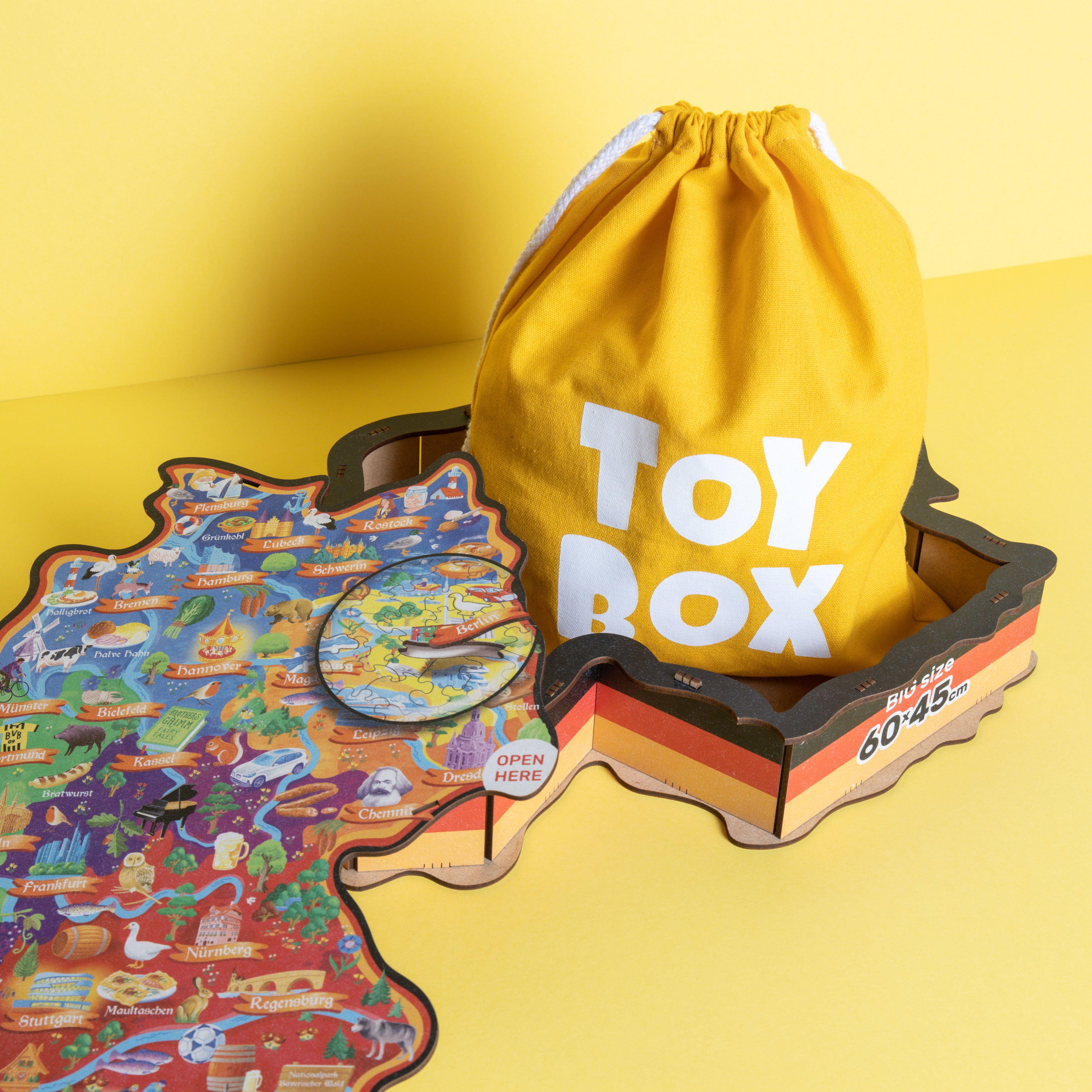 Germany Map Puzzle – ToyBox UK